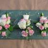 pink and cream corsages